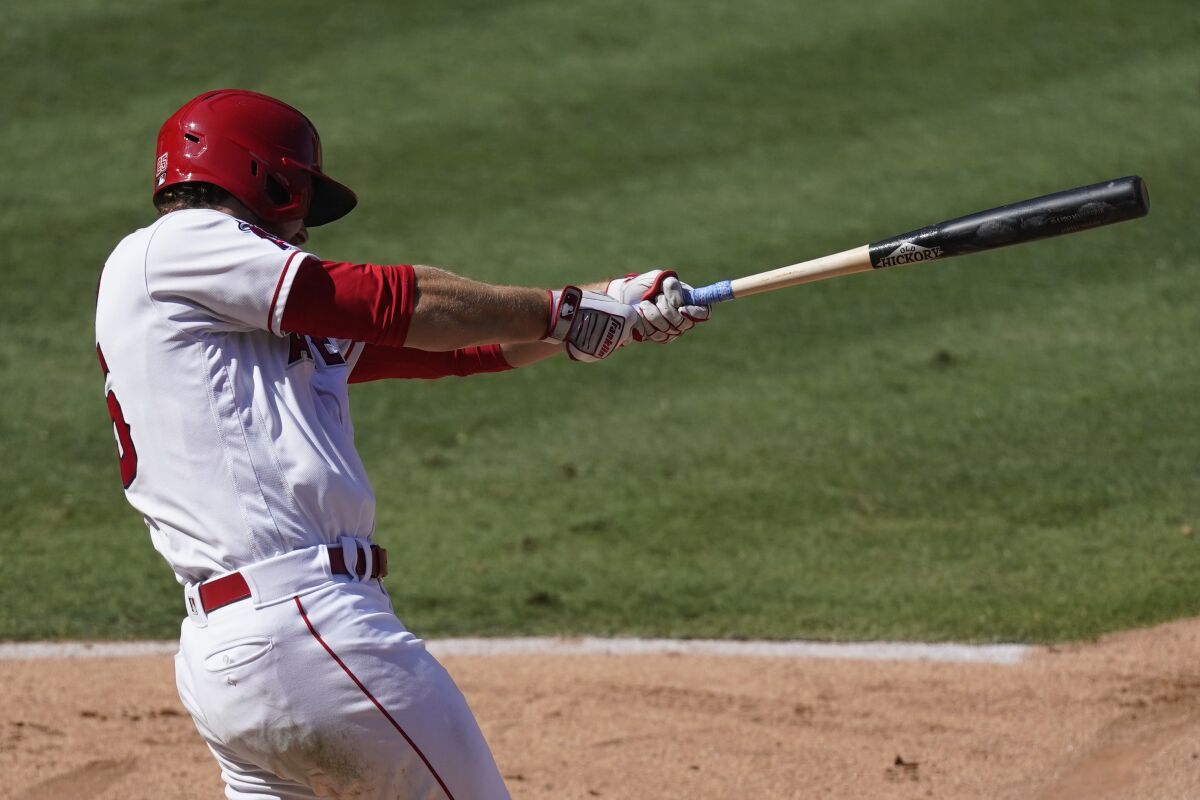 Angels' Jared Walsh hits a grand slam.