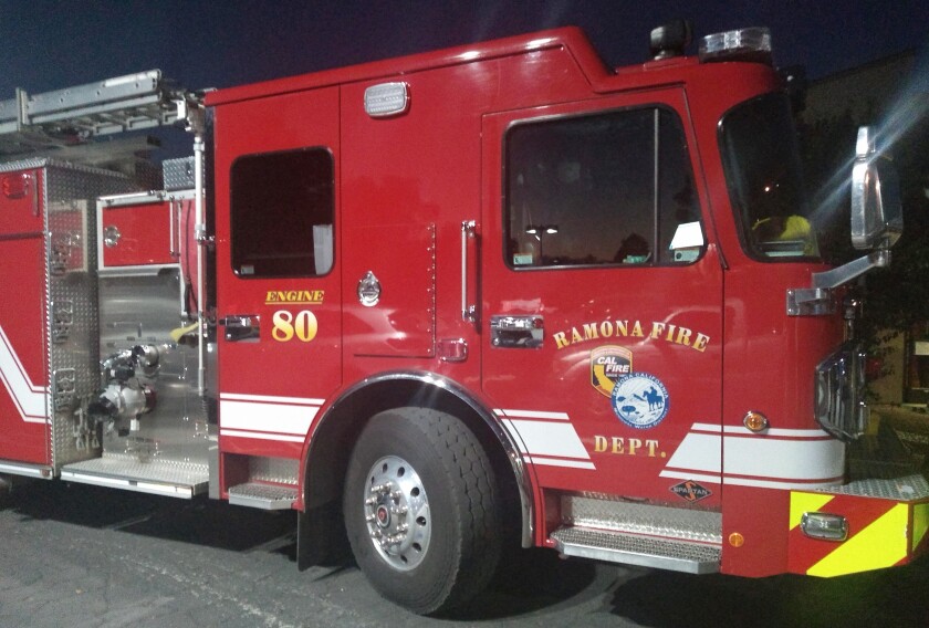 Planning Group favors the idea of having the San Diego County Fire Protection District provide emergency services in Ramona.