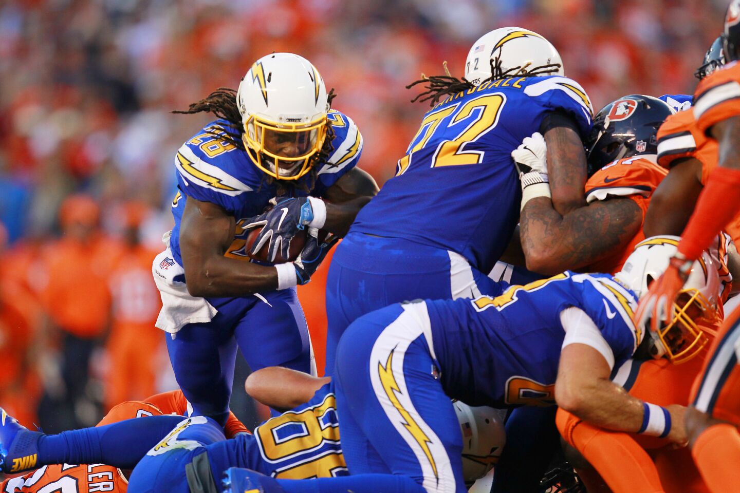 Chargers vs. Broncos 10/13/16