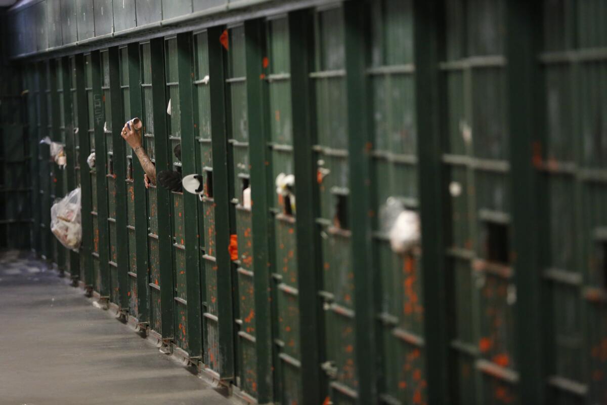 Cells at Men's Central Jail 