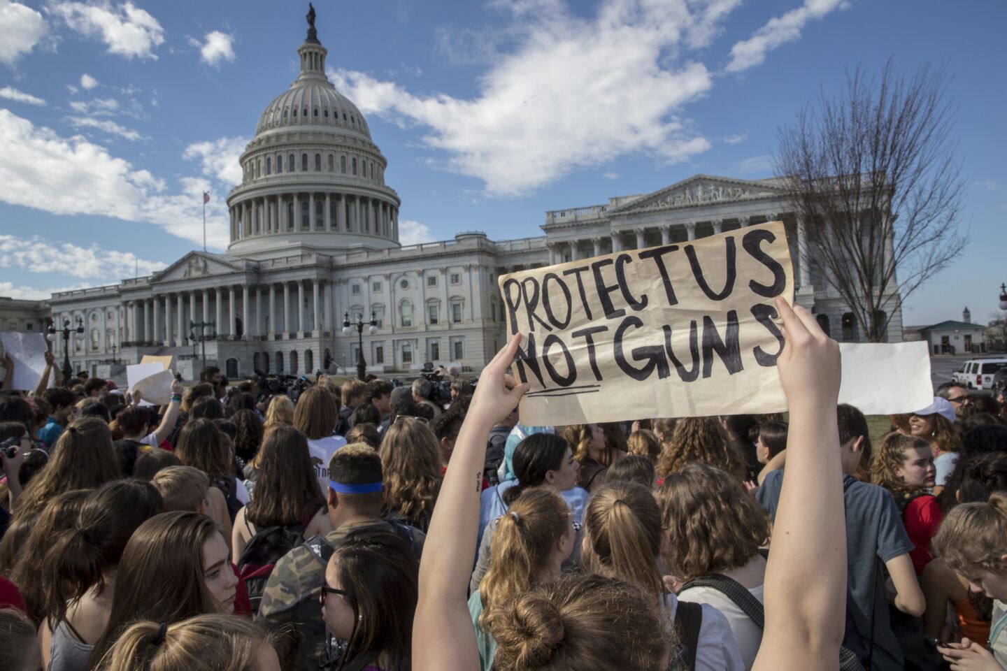 Students protest gun violence