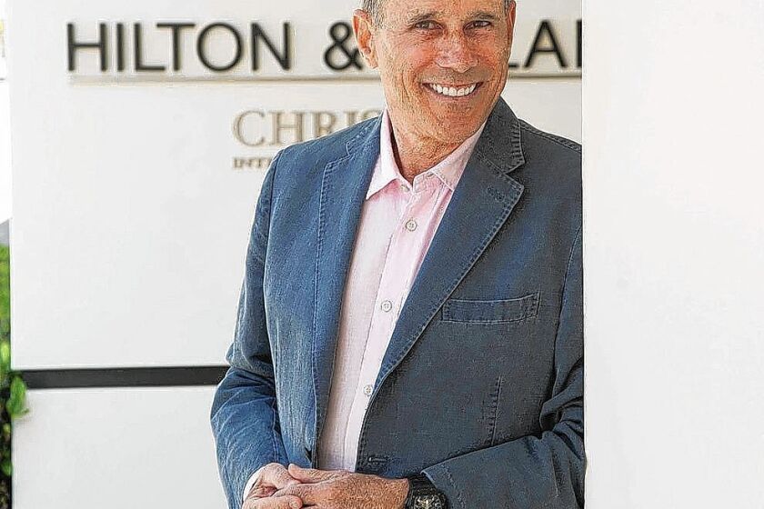 Jeff Hyland, 67, is president of Hilton & Hyland. The boutique real estate firm is known for selling some of the highest-profile homes in Los Angeles.