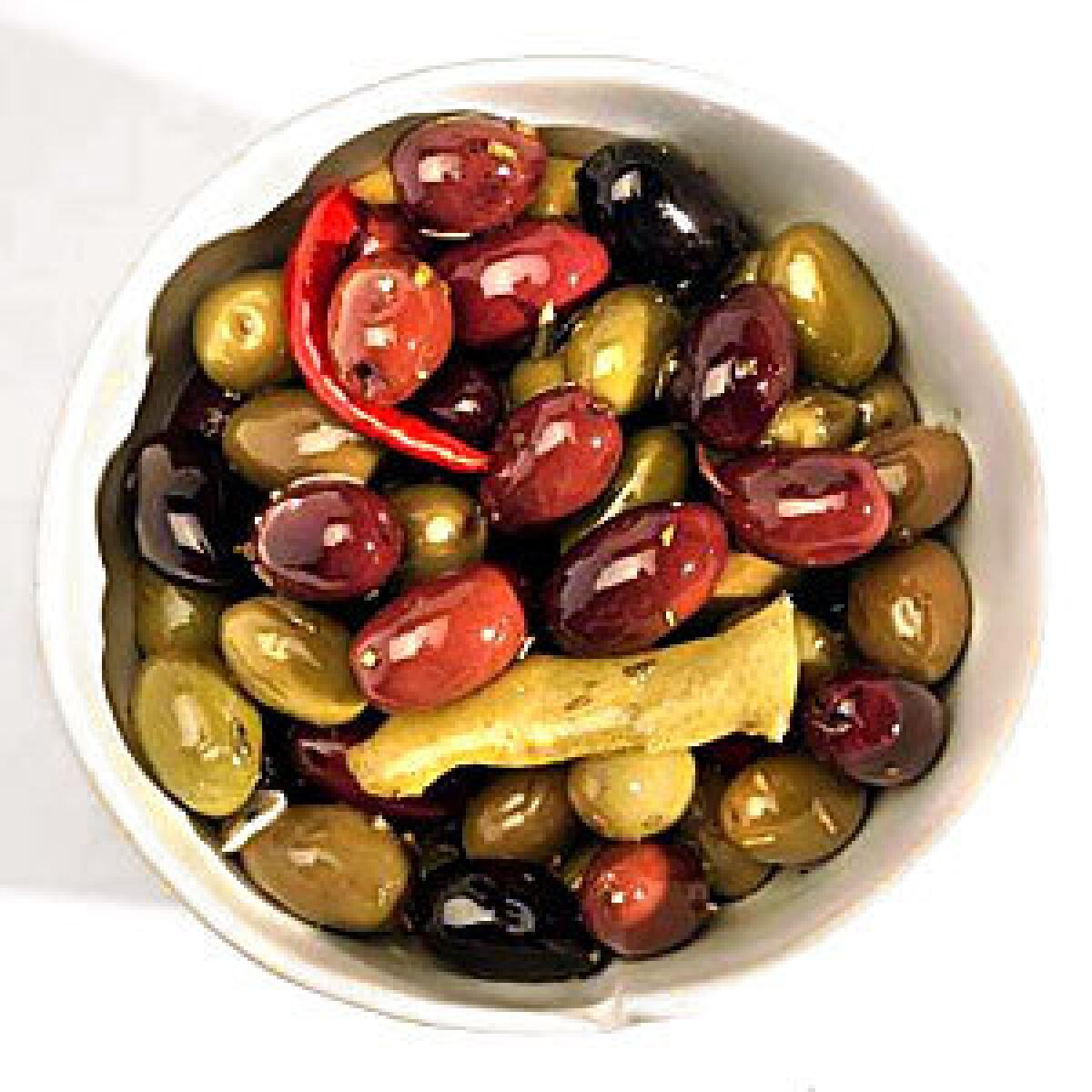 SO EASY: Olives are perfect addition to any appetizer plate.