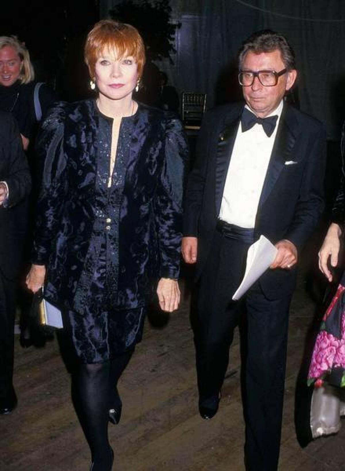 Dale Olson is shown with Shirley MacLaine in 1988. He had helped craft the successful Oscar campaign for her performance in “Terms of Endearment.”