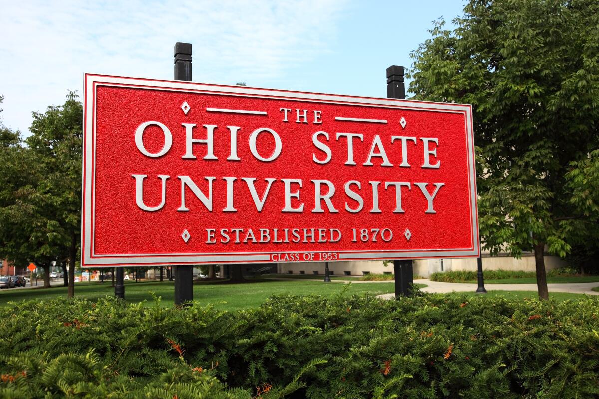 The Ohio State University is attempting to trademark the word "the" for use on T-shirts, hats and caps.