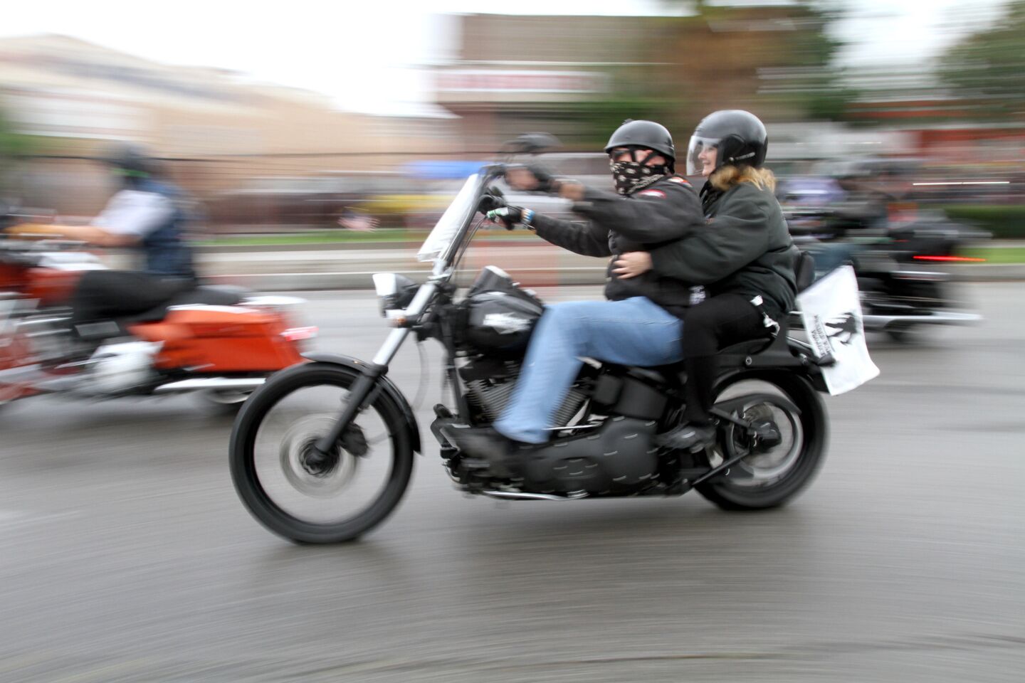 Riders take off on the 32nd annual Love Ride from at Harley-Davidson Motorcycles in Glendale on Sunday, October 18, 2015. This will be the last fundraising Love Ride.