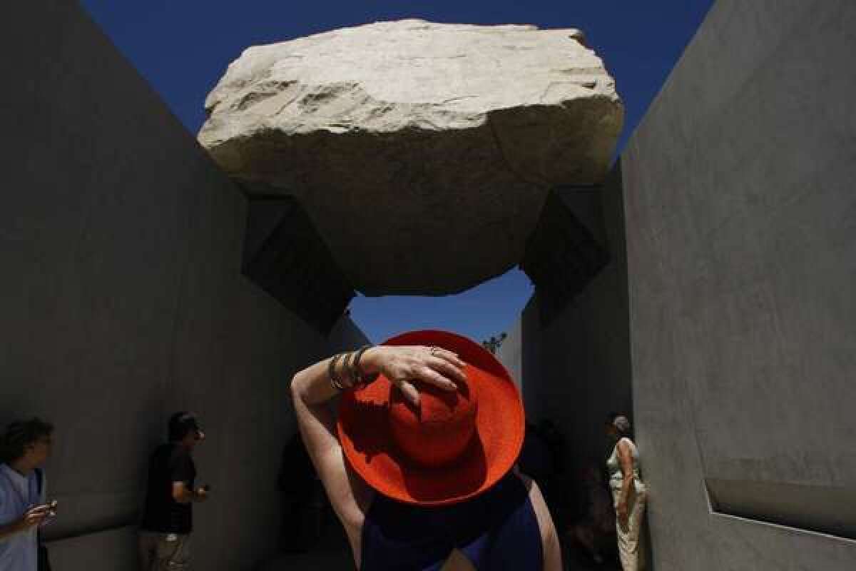 "Levitated Mass: The Story of Michael Heizer's Monolithic Structure," a documentary about the famed boulder currently at LACMA, will have its world premiere at the L.A. Film Festival