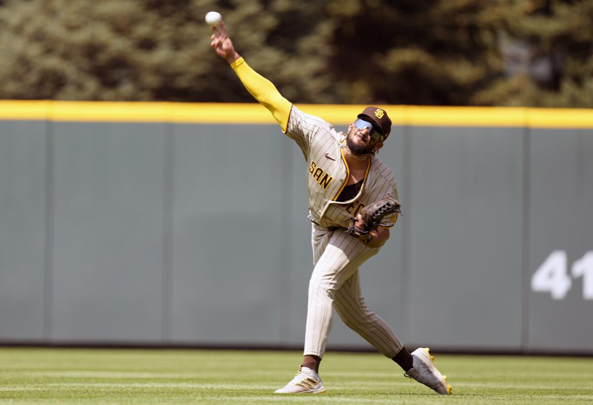 Padres notes: Fernando Tatis Jr. works wherever; Manny Machado closes in;  catcher plan - The San Diego Union-Tribune
