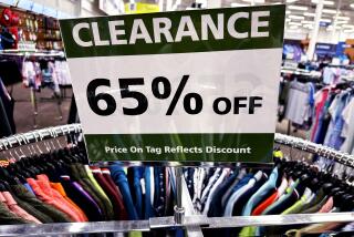 A clearance sign is displayed at a retail clothing store in Downers Grove, Ill., Tuesday, March 12, 2024. On Friday, March 29, 2024, the government issues its latest monthly report on the Federal Reserve’s preferred inflation gauge, a key measure of how well the Fed’s drive to tame inflation is succeeding. (AP Photo/Nam Y. Huh)