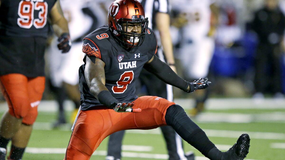 Defensive back Tevin Carter and undefeated Utah are hoping to have another celebration after playing USC on Saturday evening.