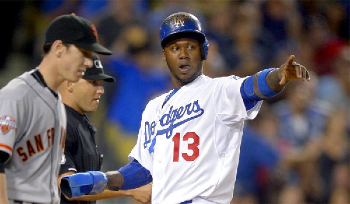 Dodgers Manager Don Mattingly aims to rest Hanley Ramirez, right, Thursday to ensure the shortstop doesn't reinjure his hamstring. The Dodgers are playing the Philadelphia Phillies.