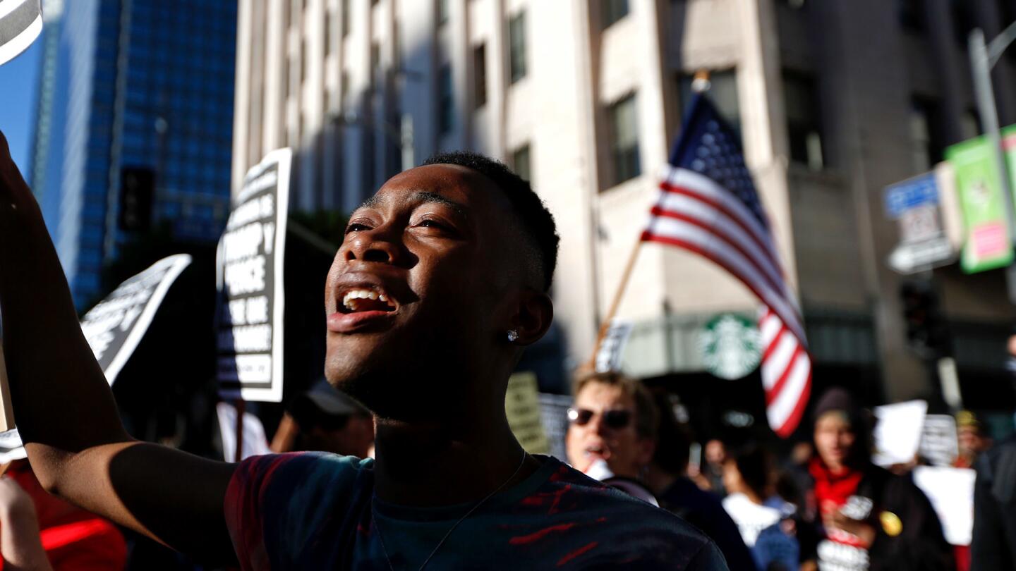 Anti-Trump protest in L.A.