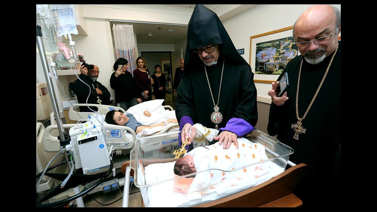 Photo Gallery: Armenian Christmas, newborn blessing at Dignity Health Glendale