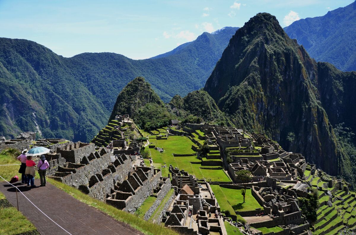 Machu Picchu in Peru is one of the world's most popular landmarks.