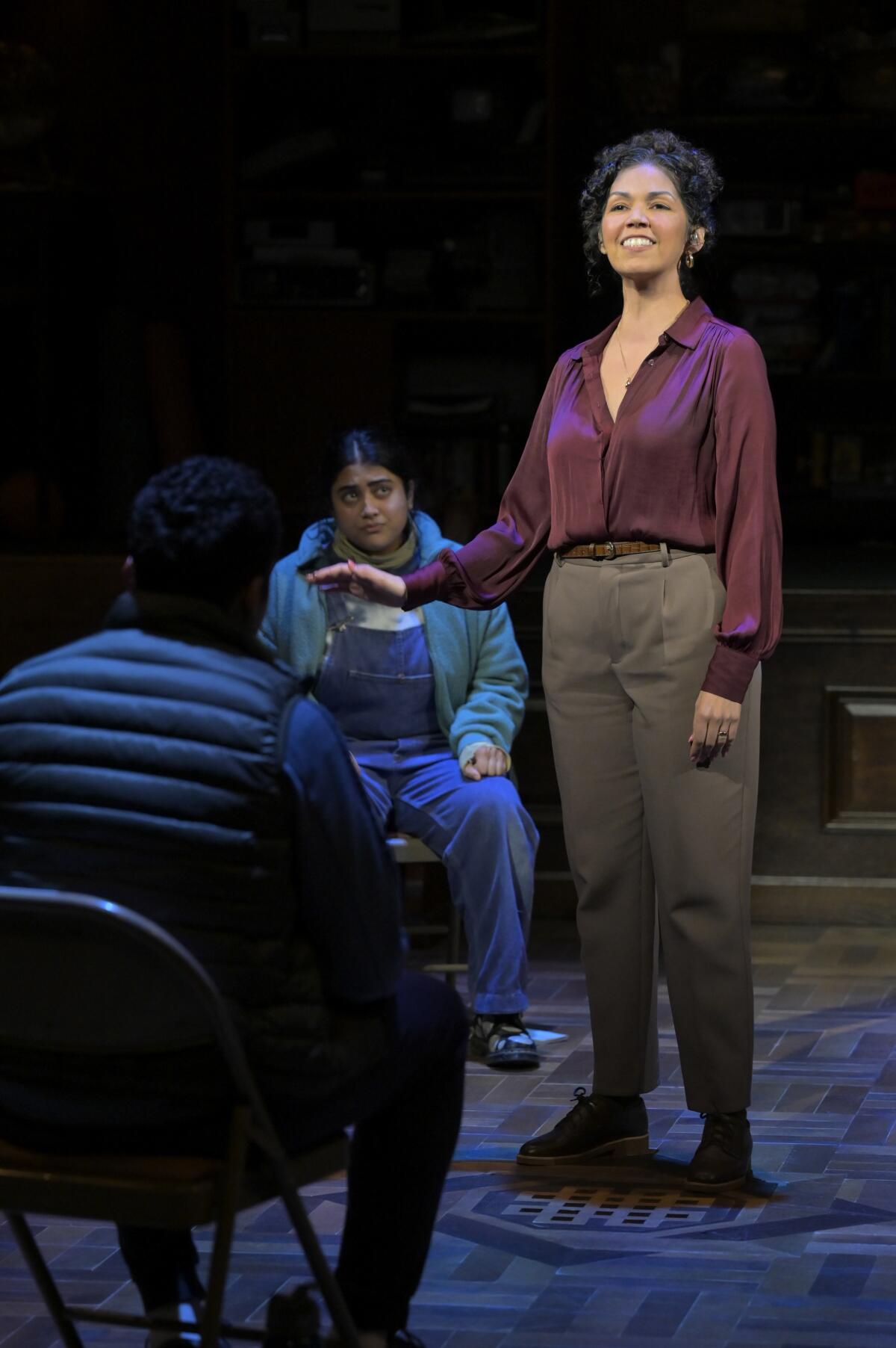 Isabel Santiago smiles in "Octet."