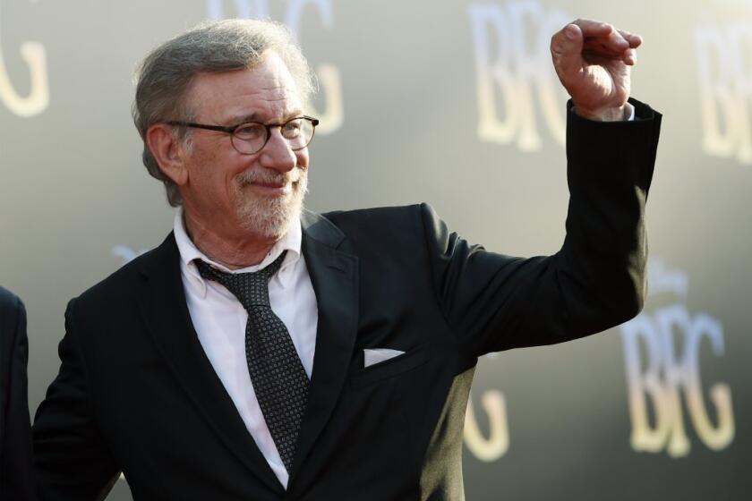 Steven Spielberg, director/co-producer of "The BFG," at the premiere of the film at the El Capitan Theatre on June 21, 2016, in Los Angeles.