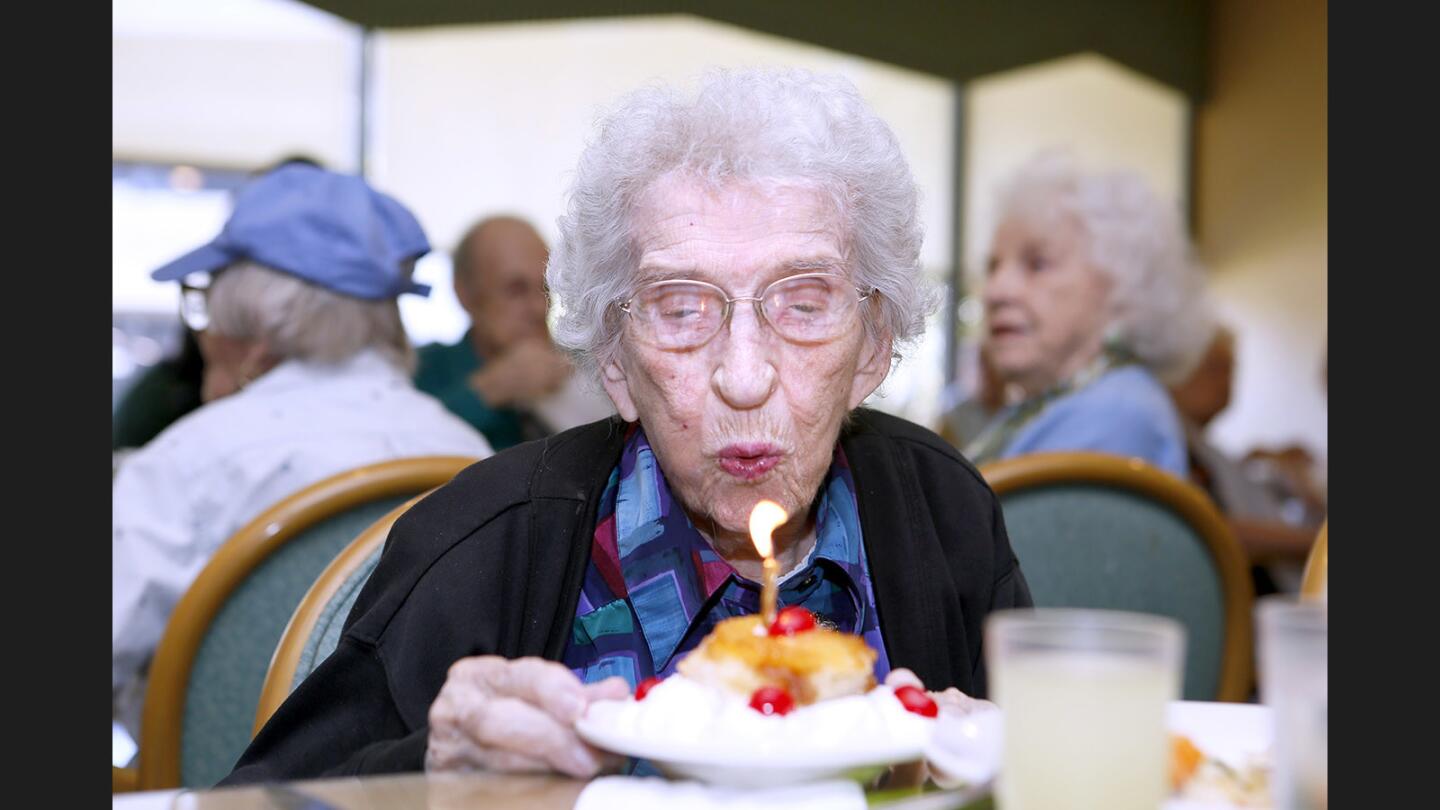 Photo Gallery: Burbank resident Frances Richardson celebrates her 105th birthday