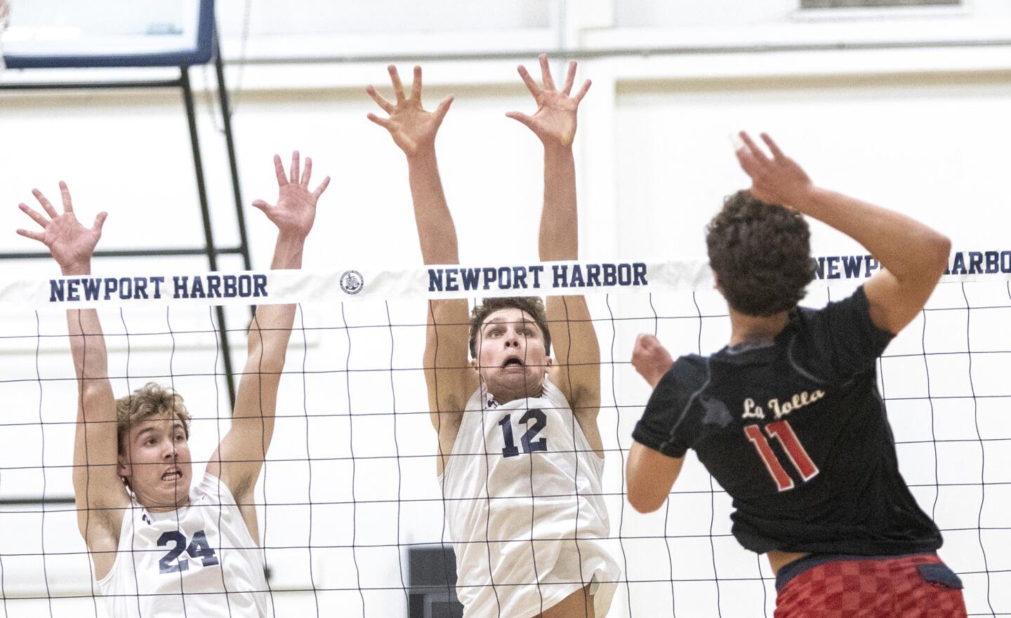 Photo Gallery: Newport Harbor vs. La Jolla in boys’ volleyball