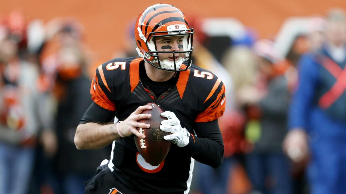 Bengals quarterback AJ McCarron will be the sixth consecutive backup that the Steelers have faced.