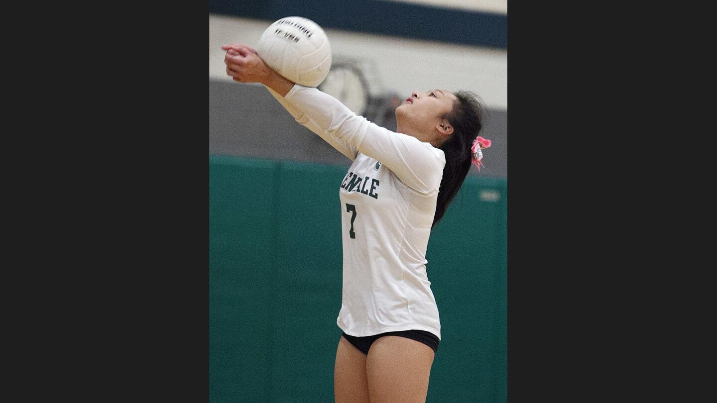 Photo Gallery: Glendale Adventist Academy vs. Providence in Liberty League girls' volleyball