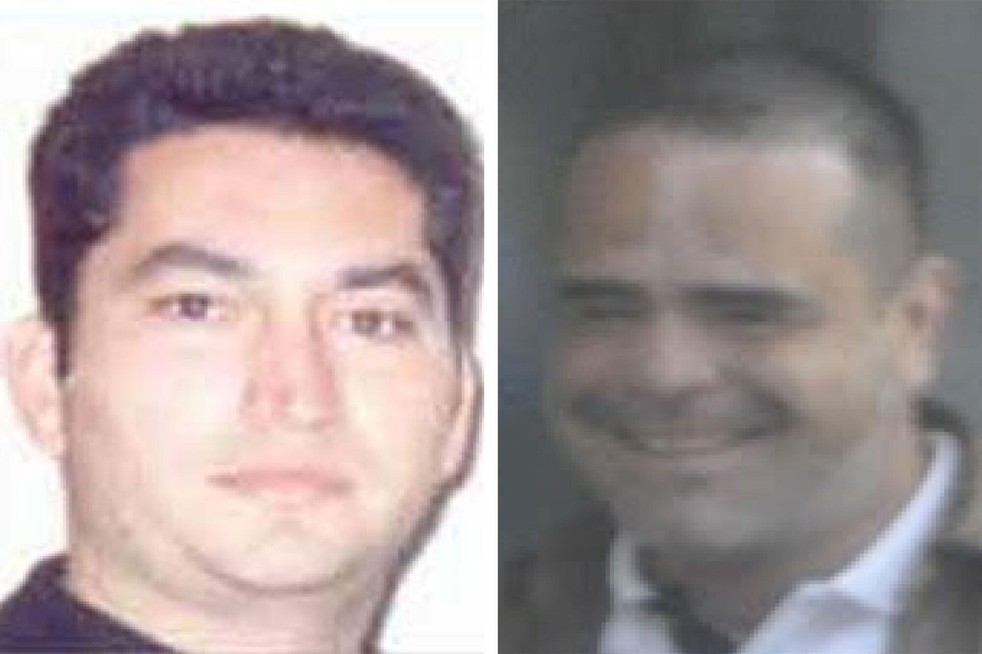 Nazario Moreno Gonzalez, left, and Efrain Rosales.