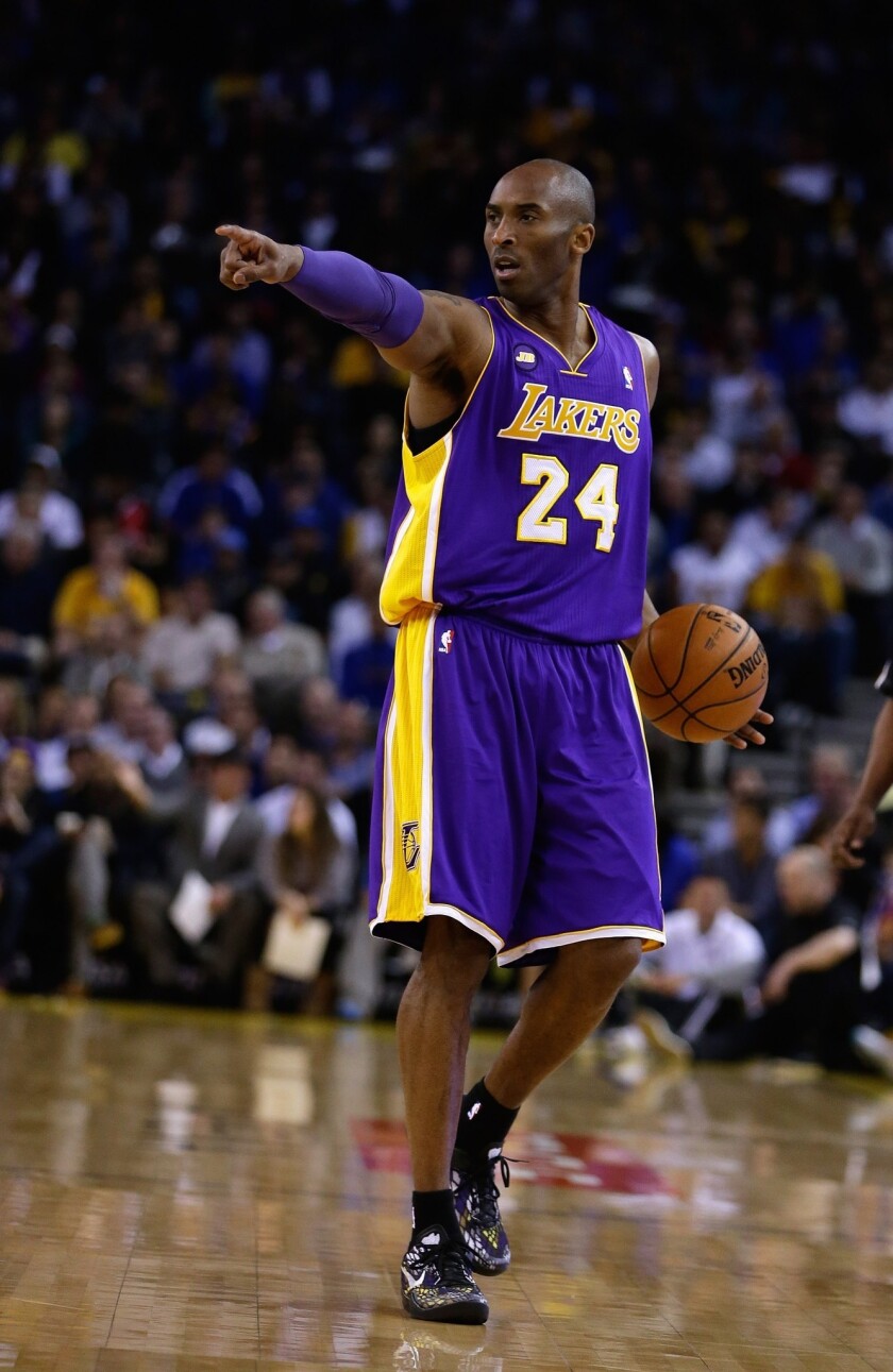 Lakers star Kobe Bryant hopes to be healthy enough to play in Sunday's game against the Toronto Raptors.