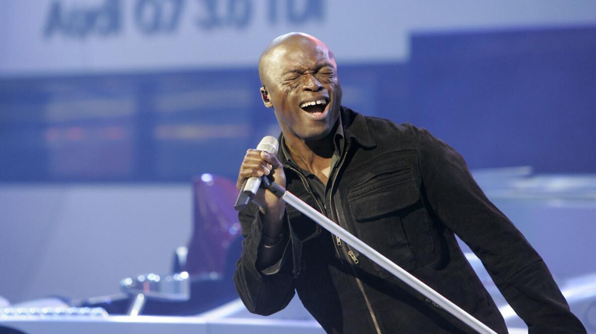 Musician Seal will perform at the OC Fair & Event Center in Costa Mesa on July 10 as part of the Toyota Summer Concert Series.