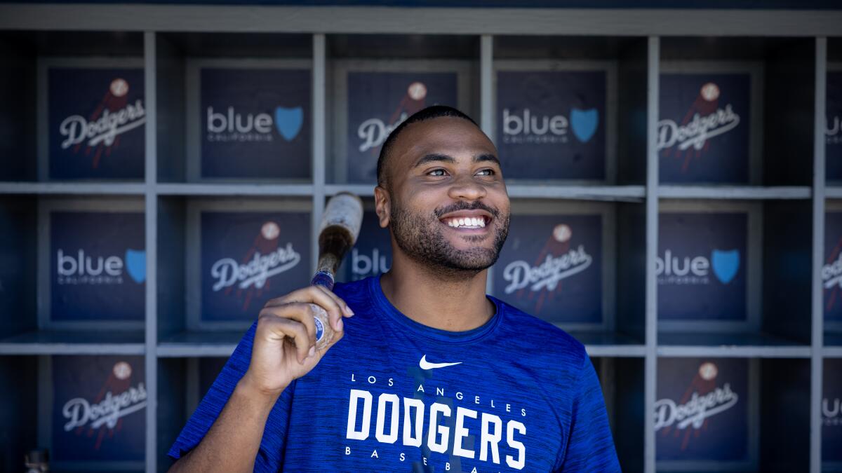 RJ Peete hasn't let autism stop him from being part of Dodgers - Los Angeles  Times