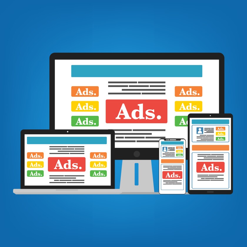 Illustration digital marketing concept