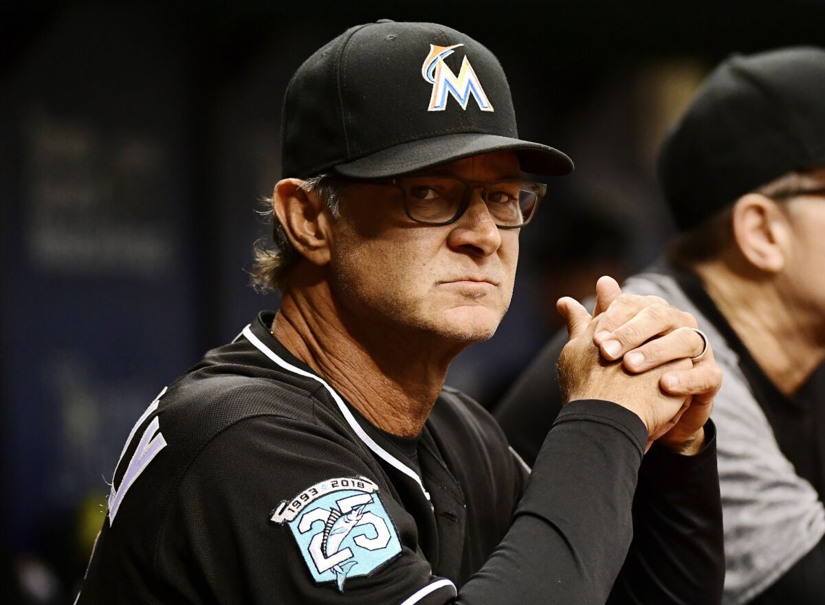 Don Mattingly guided the Marlins to their first playoff appearance since 2003.