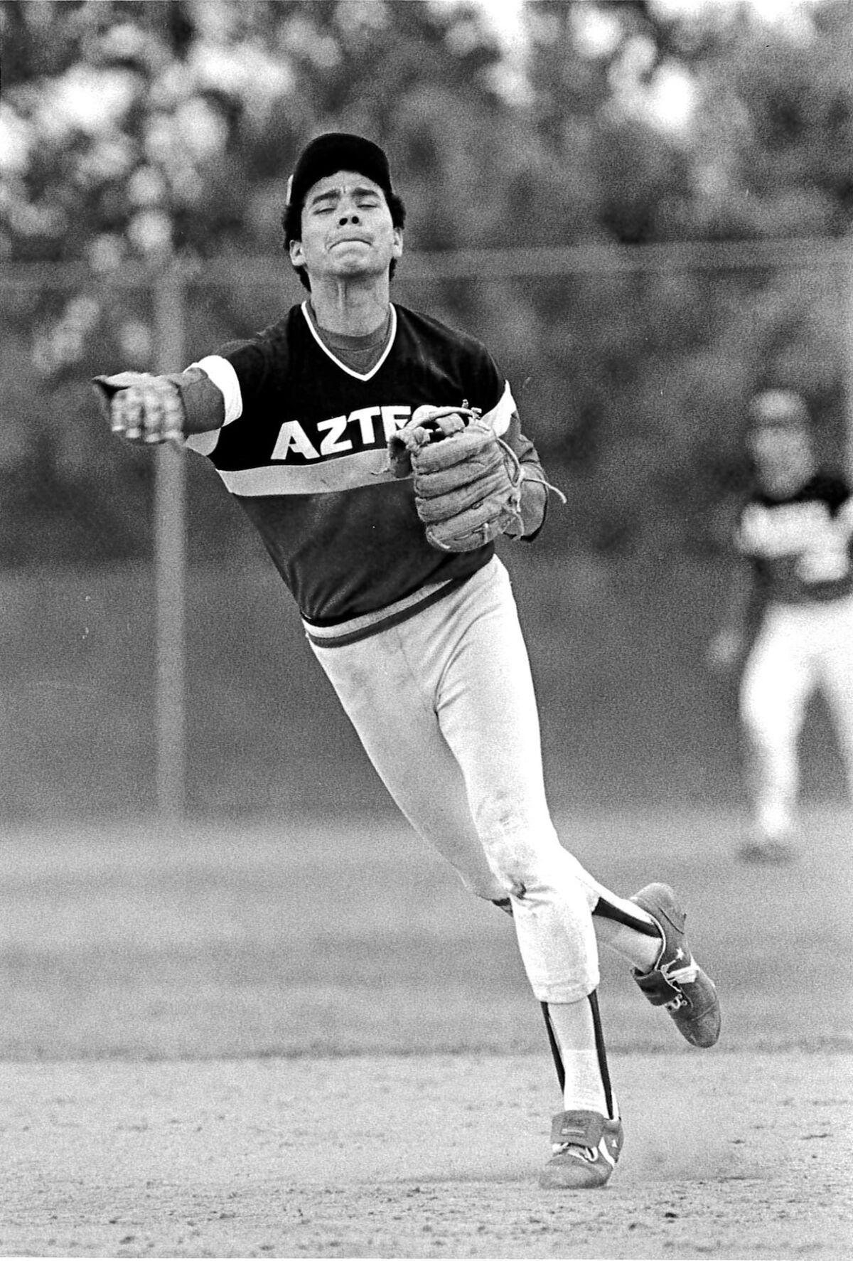Flavio Alfaro starred for San Diego State in 1983-84.