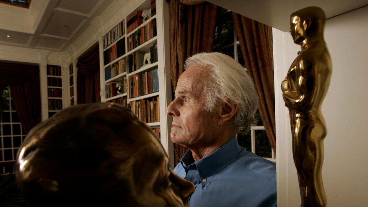 Academy Award-winning producer Richard Zanuck photographed in his Beverly Hills home on February 10, 2010.