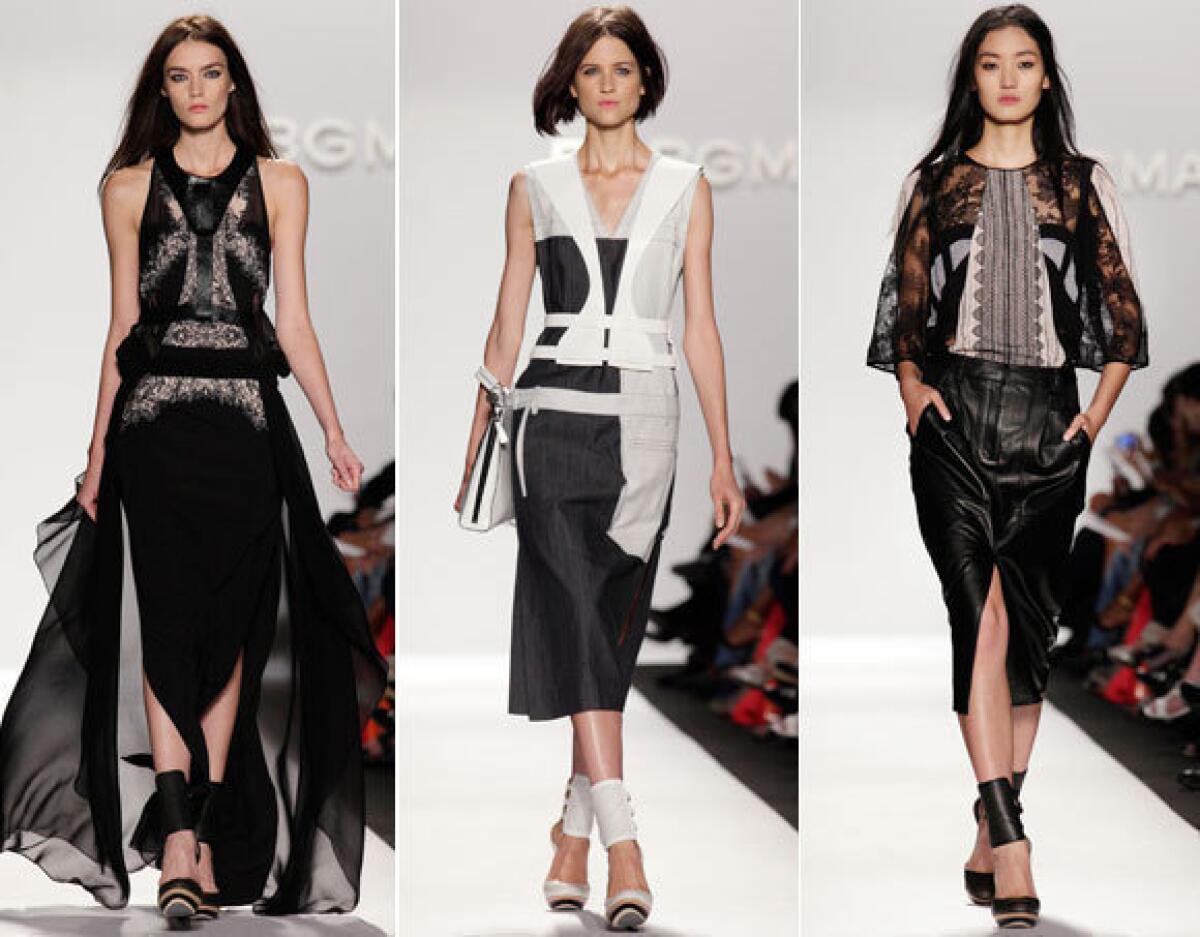 Looks from the BCBG Maz Azria spring-summer 2013 shown during New York Fashion Week.
