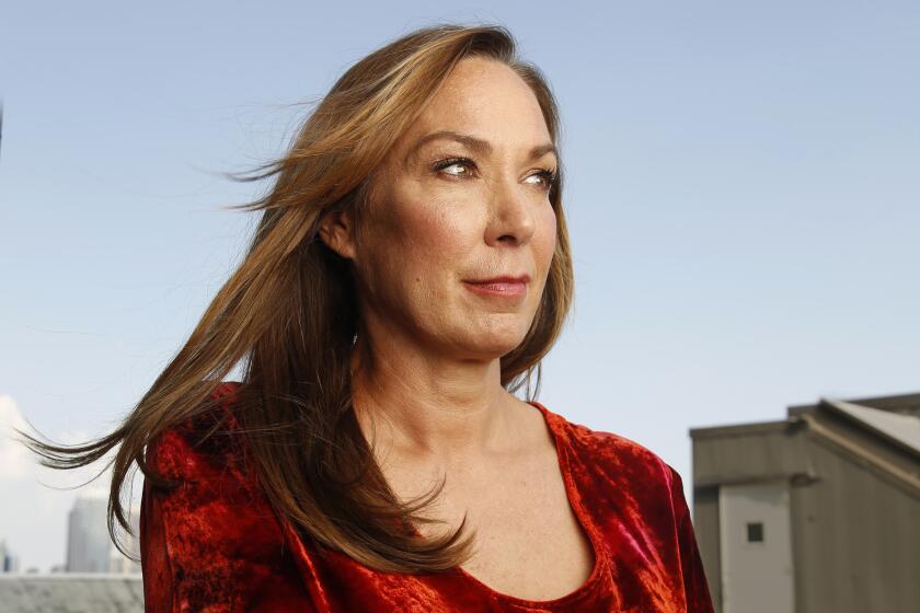 BROOKLYN, NEW YORK--SEPT. 3, 2018--Elizabeth Marvel, actress.Liz Marvel has played over-the-top dramatic roles of late on TV as the first female president on Homeland and on stage as Marc Antony in that anti Trump Julius Caesar in Central Park (Carolyn Cole/Los Angeles Times)