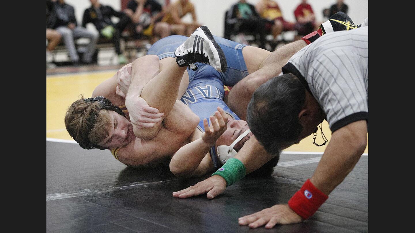 Photo Gallery: La Canada vs. San Marino in Rio Hondo wrestling season opener