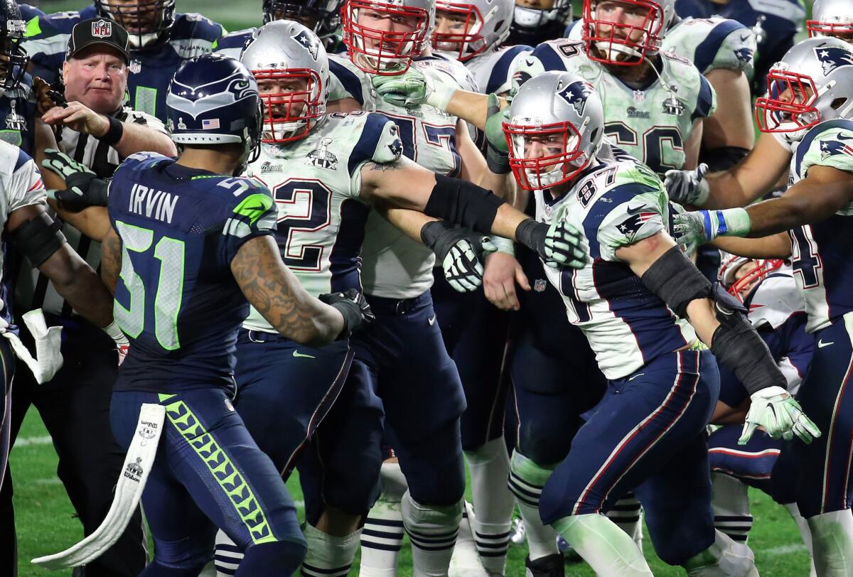 Everything that happened in the Patriots-Seahawks game