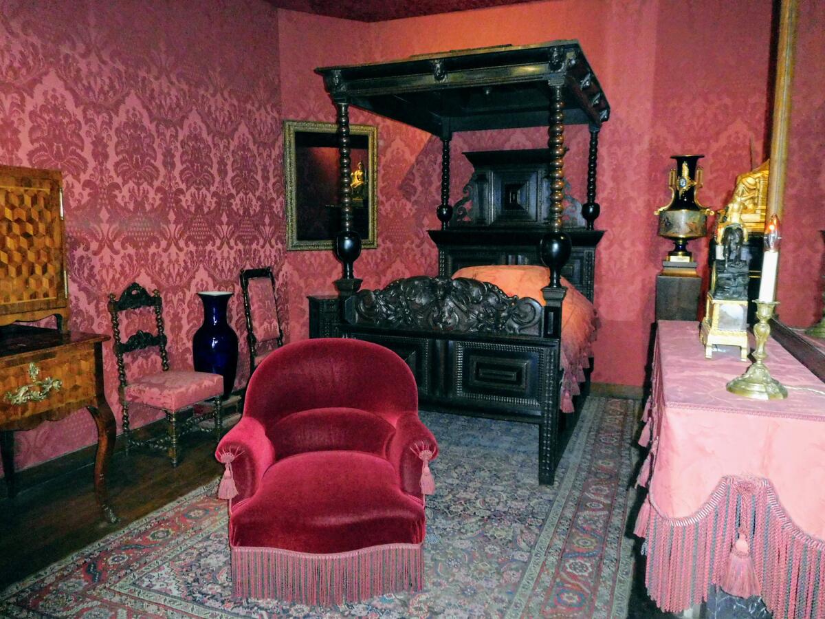 Victor Hugo's bedroom at Maison Victor Hugo. (Elizabeth von Pier)
