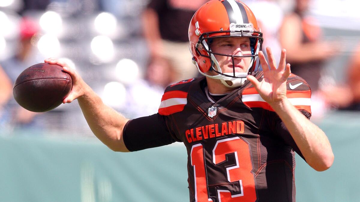 Browns avoid starting their 27th QB since 1999 by getting Josh McCown back  