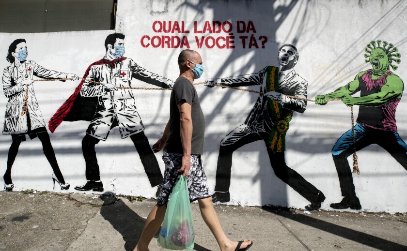 Brasil rebasa el millón de casos confirmados de COVID-19 - San Diego  Union-Tribune en Español