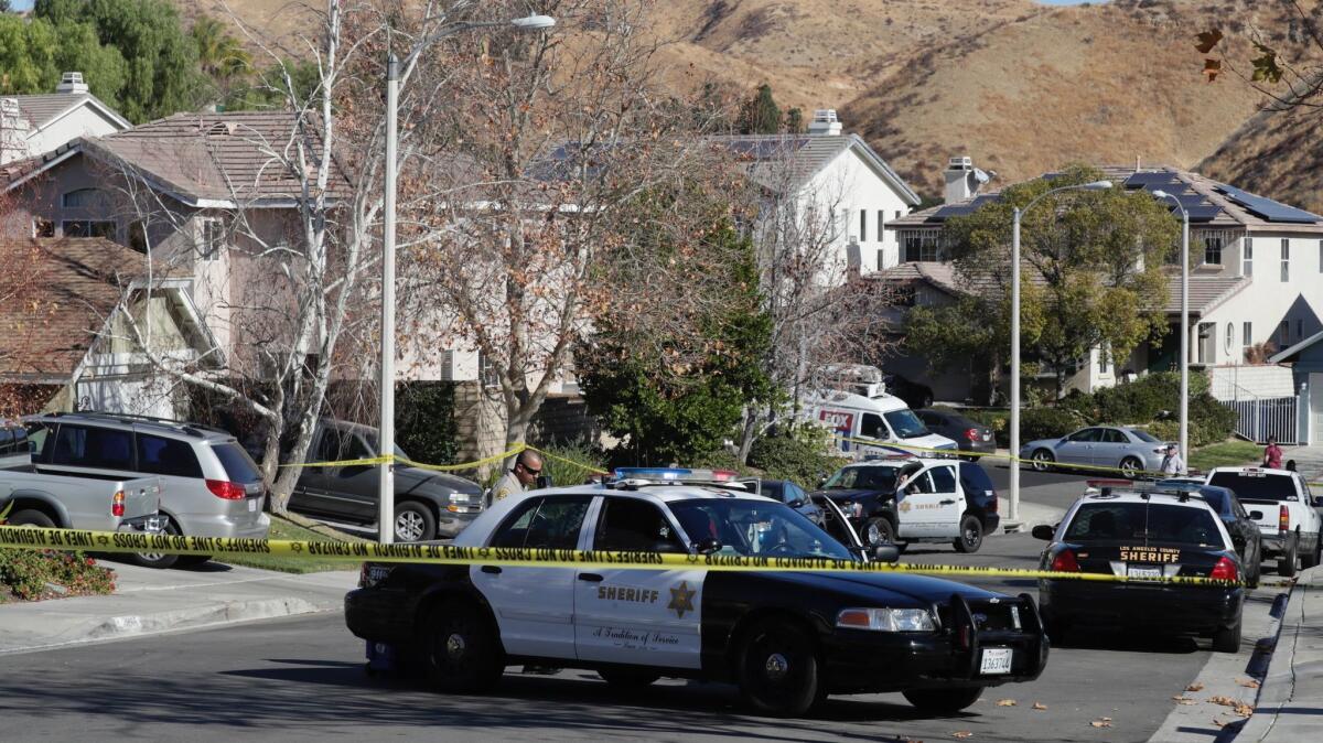 An investigation is underway after four people were found shot to death Friday at a home in the 28800 block of Startree Lane in Santa Clarita.