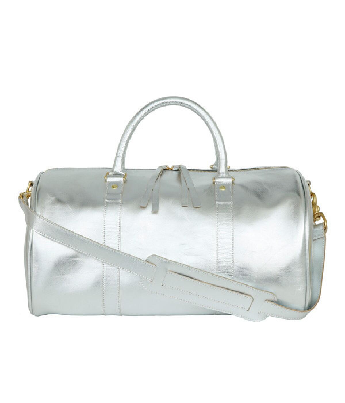 Clare Vivier leather "Duffle Grand" bag.