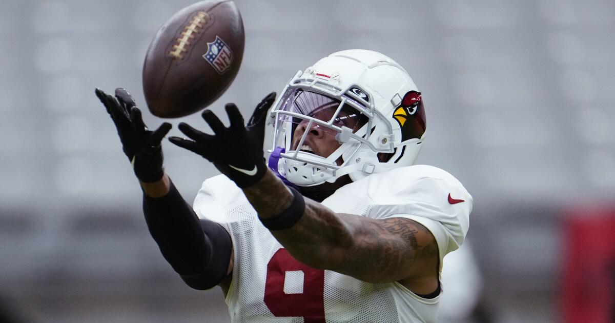 : NFL PRO LINE Men's Jalen Thompson Cardinal Arizona