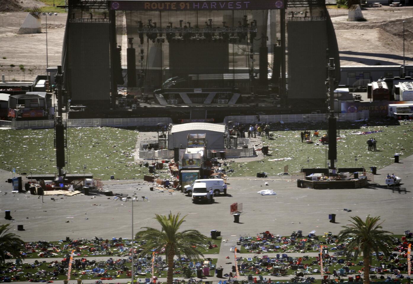 Aftermath of Las Vegas shooting