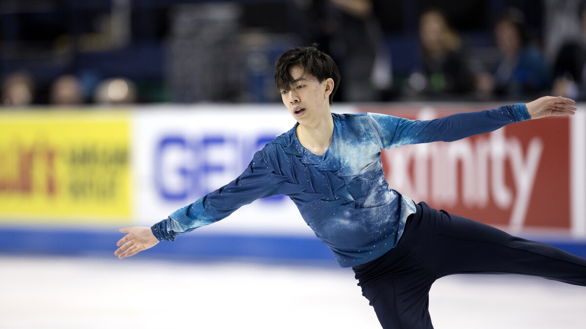 Vincent Zhou Fired Up Ahead Of Skate America Los Angeles Times 2022 Figure Skating Championship San Jose
