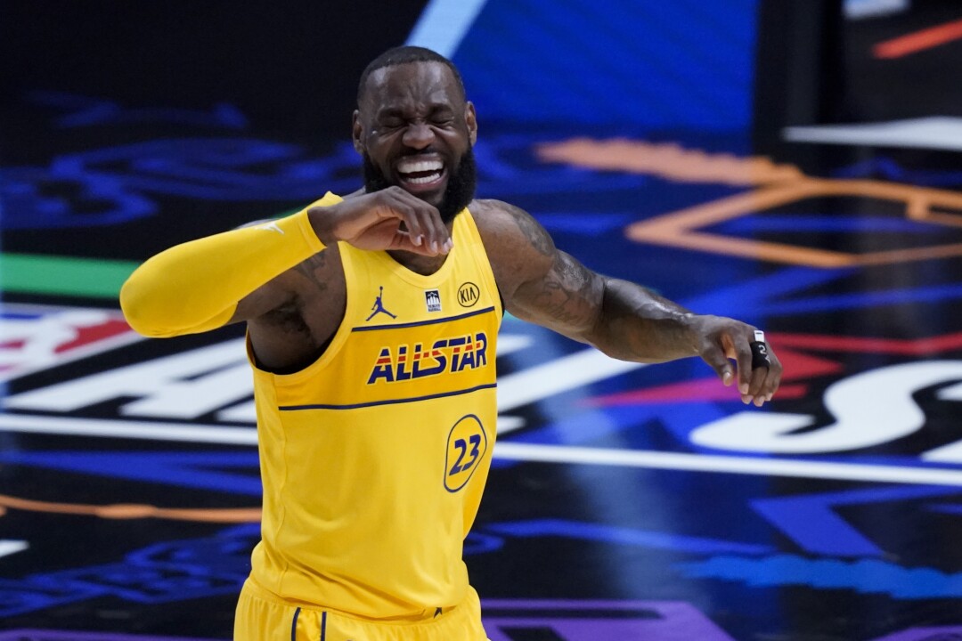 Nba All Star Game 2021 Best Photos From Sunday In Atlanta Los Angeles Times