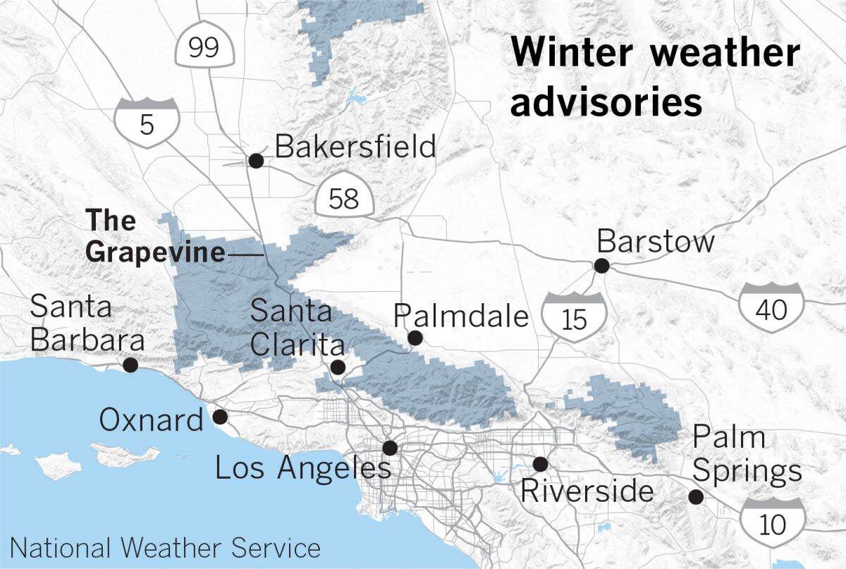 Winter weather advisories