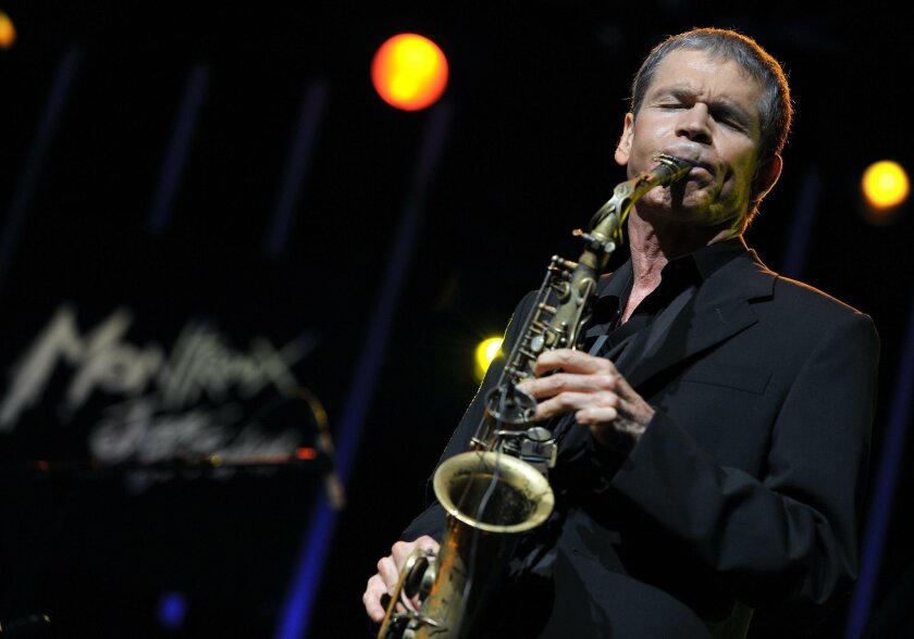 US saxophonist David Sanborn performs on the Stravinski Hall stage at the 43rd Montreux Jazz Festival in Montreux, Switzerland, late Thursday, July 9, 2009. (KEYSTONE/Martial Trezzini)