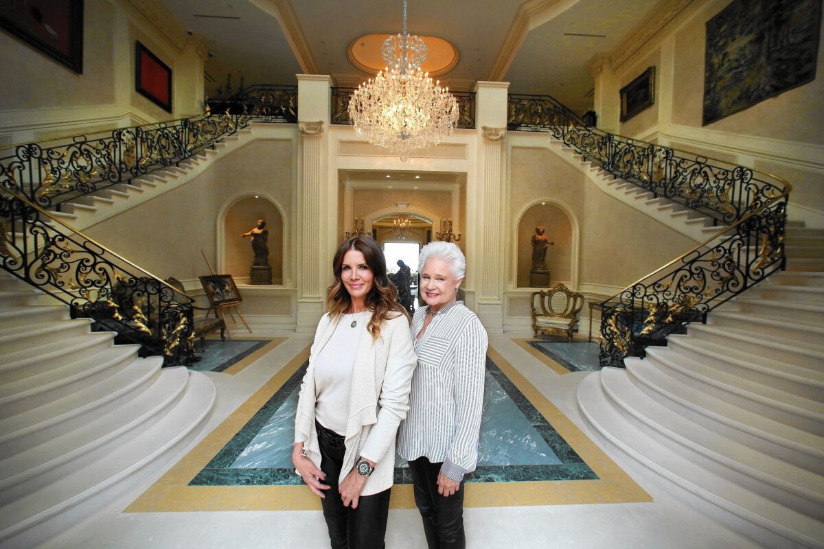 Stacy Gottula and Joyce Rey are marketing the $195-million Palazzo di Amore property in Beverly Hills.