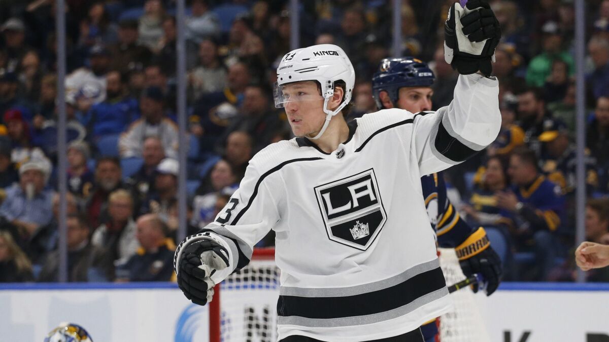 Kings forward Tyler Toffoli leads the Kings with 136 shots but has scored only seven goals.