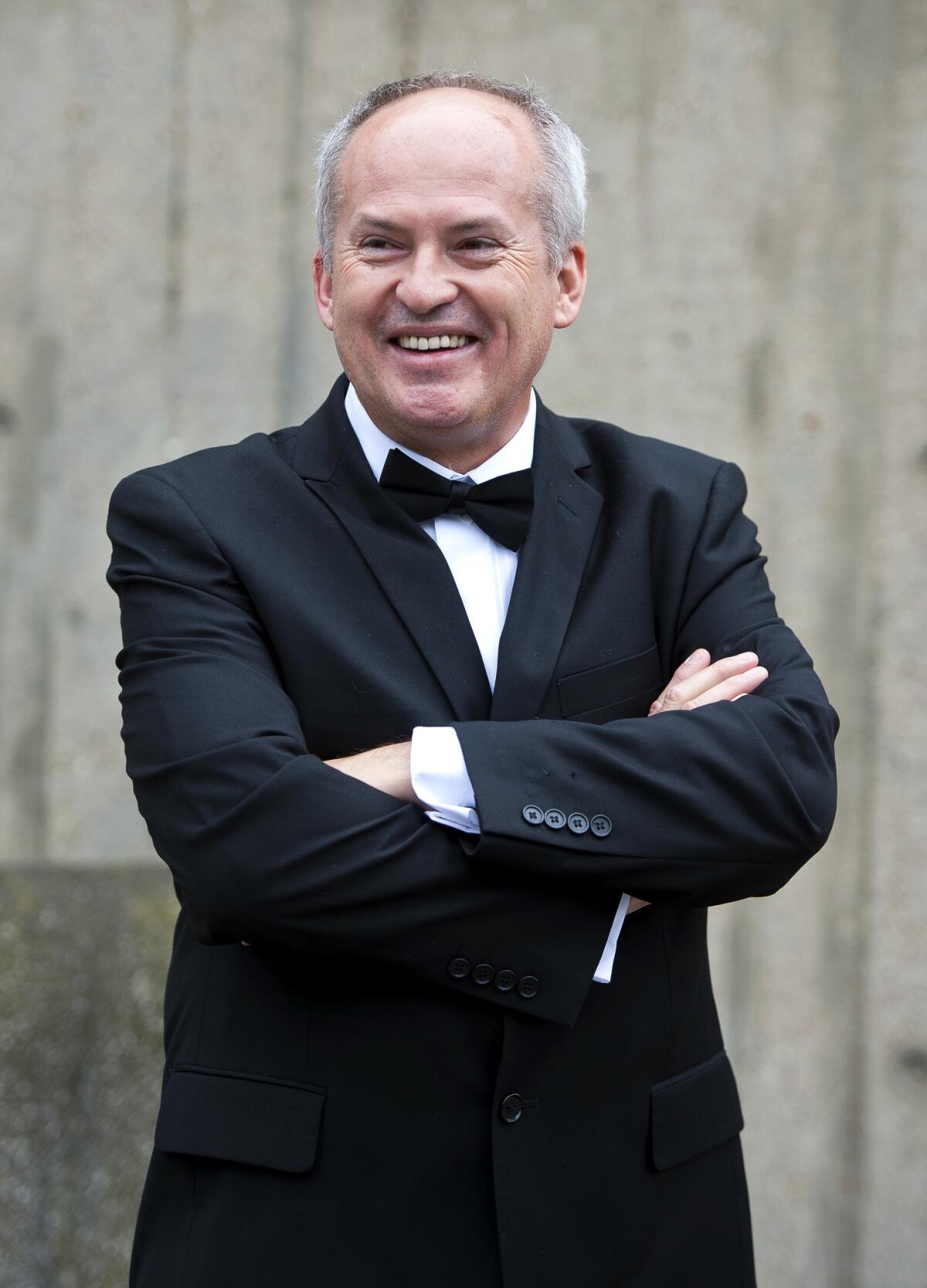 Croatian-Canadian author Josip Novakovich poses during a photocall for the finalists of the 2013 Man Booker International literary prize in London on May 20, 2013.